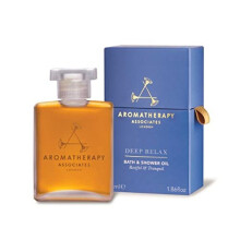 Aromatherapy Associates Bath and Shower Oil. Luxurious Bath Oil to Uplift and Balance (1.86 fl oz) (Deep Relax)