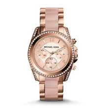 Michael Kors MK5943 Blair Chronograph Rose Gold Dial Two Tone Ladies Watch