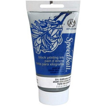 Speedball wasserl  sliche Blockdrucktinte, 2,5-Unzen-Tube, Silber