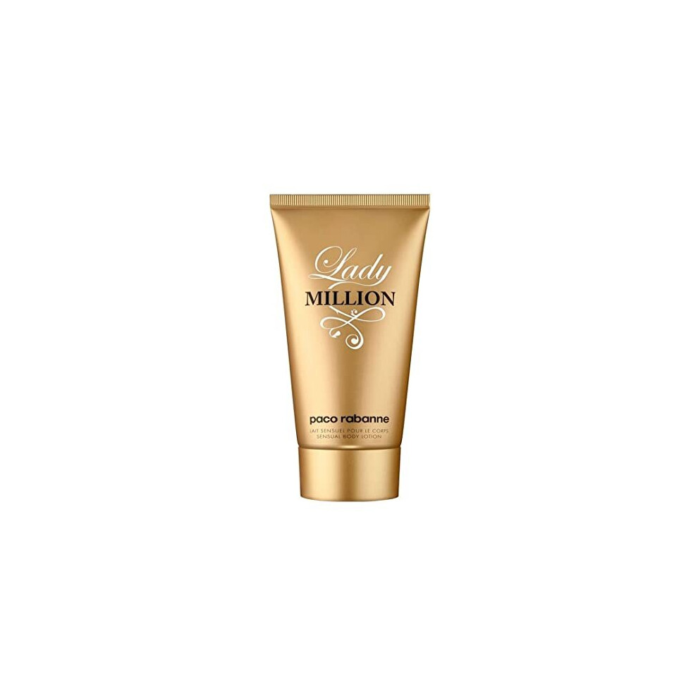 Paco Rabanne Lady Million Women Body Lotion, 5.1 Ounce