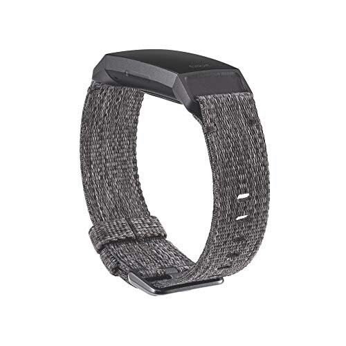 Fitbit Fitbit Charge 3 Accessory Band, Official Fitbit Product, Woven, Charcoal, Small 1