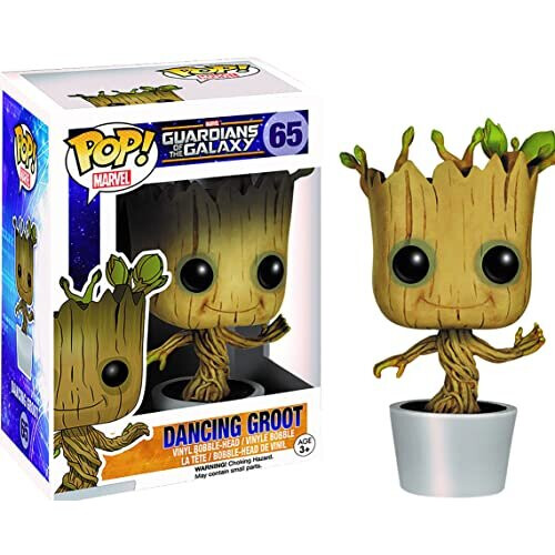 Funko Funko POP! Marvel: Dancing Groot Bobble Action Figure,Multicolor,3.75 inches 1