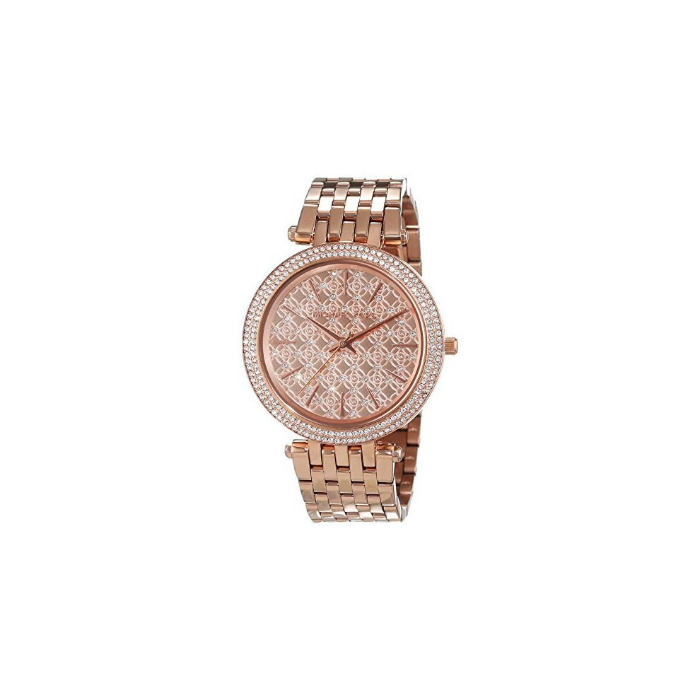Michael Kors Womens Darci Rose Gold-Tone Watch Mk3399