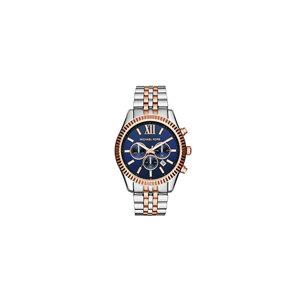 Michael Kors Mens Lexington Two-Tone Watch Mk8412