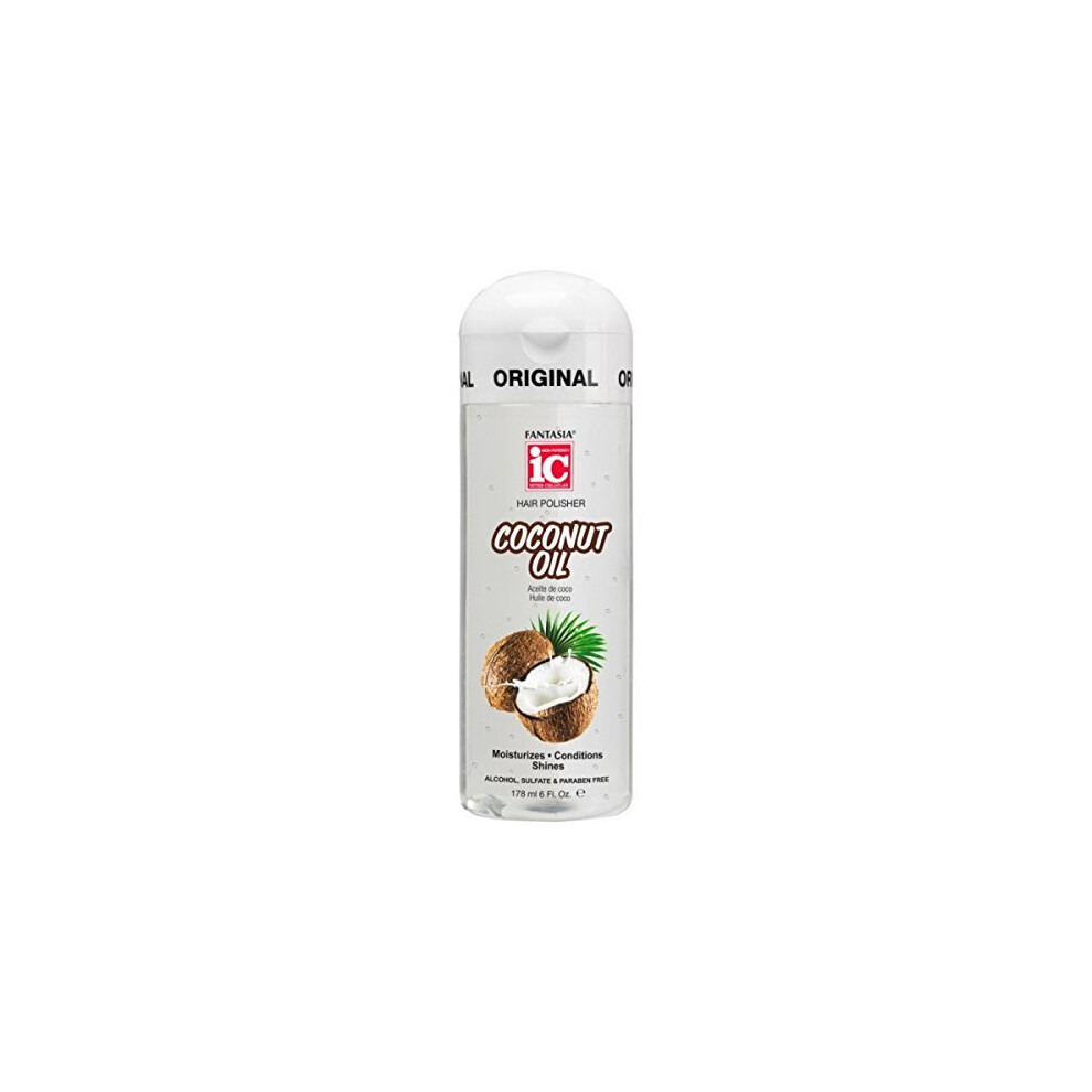 Fantasia Ic Hair Polisher 6oz Coconut Oil, 1 Pack.