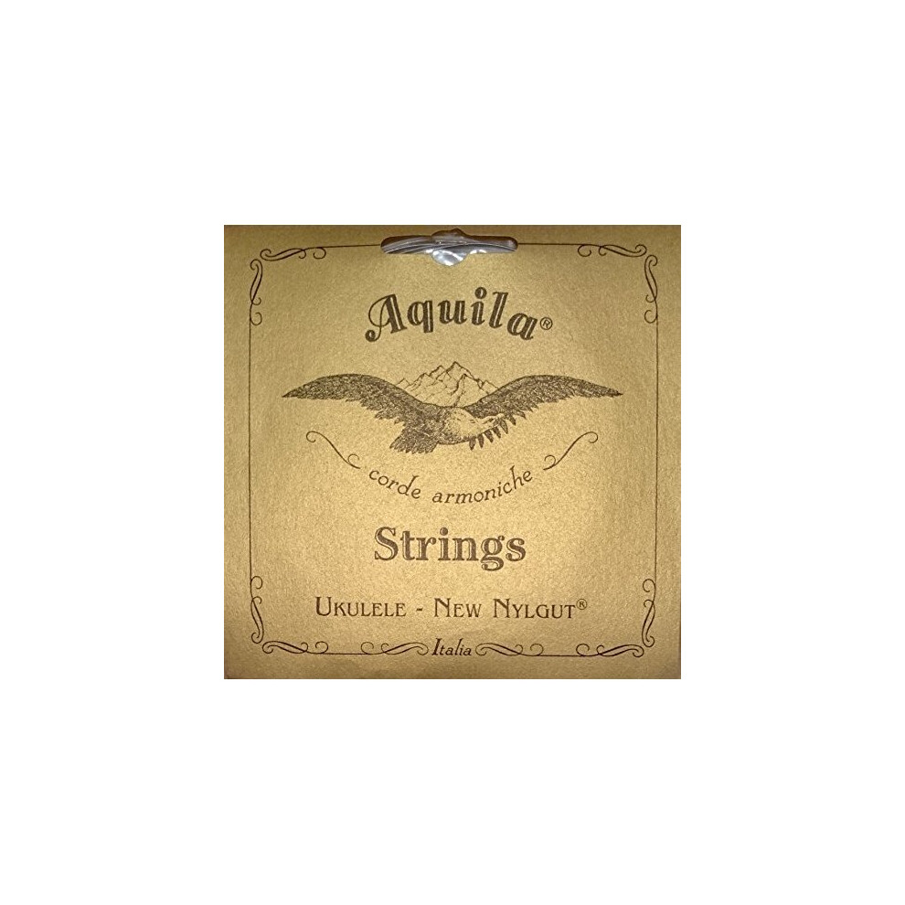 Aquila New Nylgut AQ-26 Baritone Ukulele Strings - Low D - 1 Set of 8