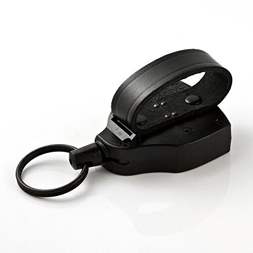 KEY-BAK SUPER48 HD 8oz. Κλειδοθήκη με Επαναφορά, 48" Σχοινί, Μαύρο Πολυκαρβονικό Κέλυφος 2