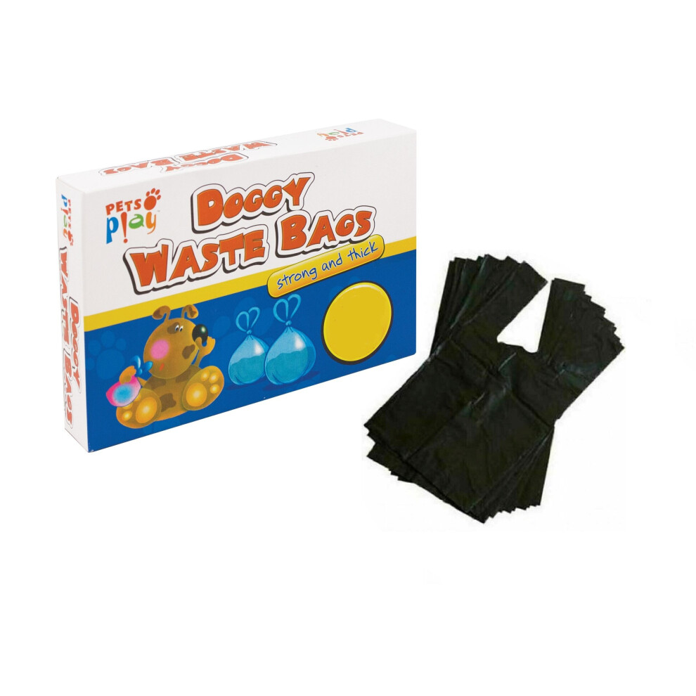 900 Doggy Poo Waste Bags Lightly Fragranced Tie Handle Disposable