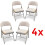 Contemporary Style Back Rest Quality Luxury Folding Chair 1