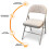 Contemporary Style Back Rest Quality Luxury Folding Chair 3