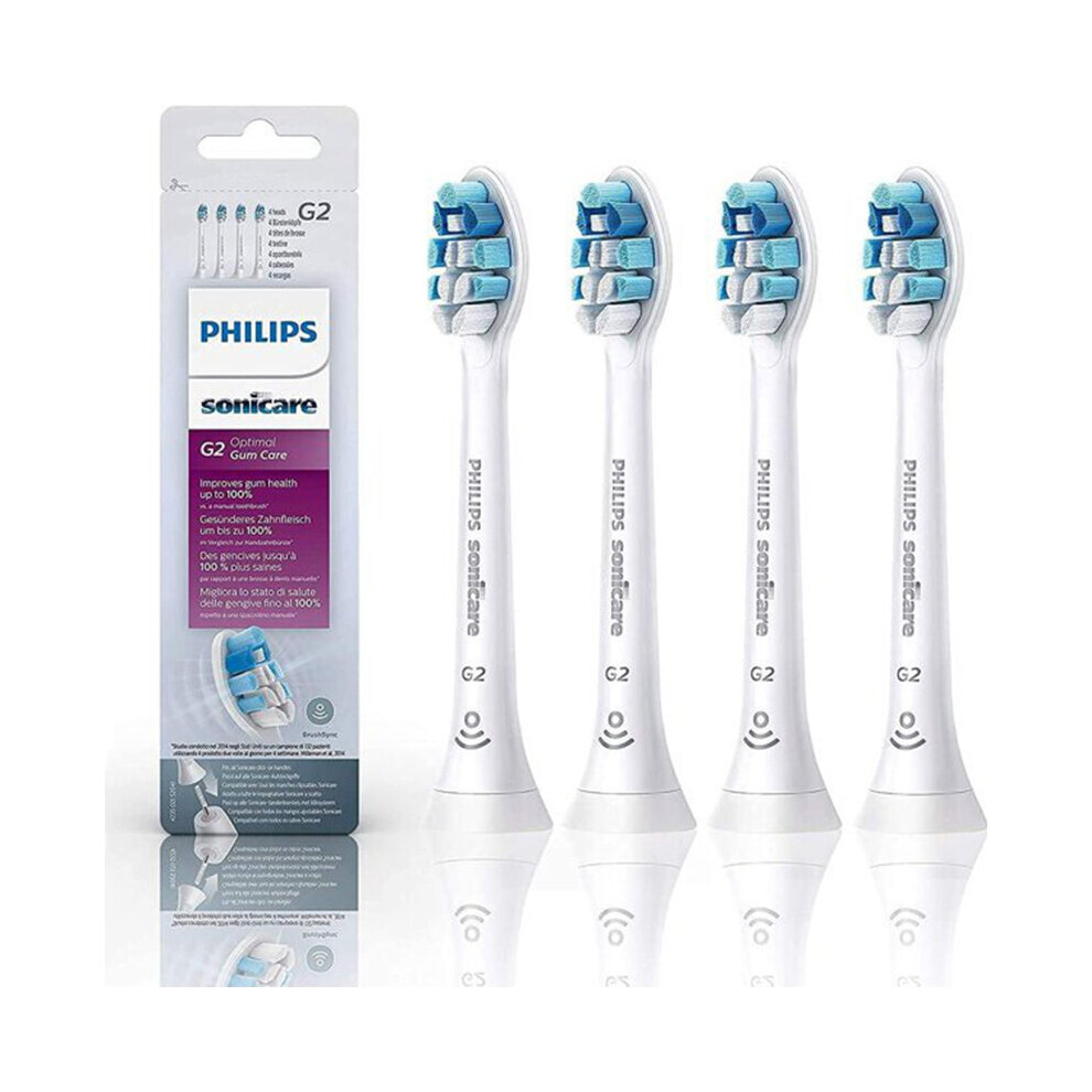 (G2) 4PCS Replacement Brush Heads for Philips Sonicare C1 C2 G2 W2 ProResults