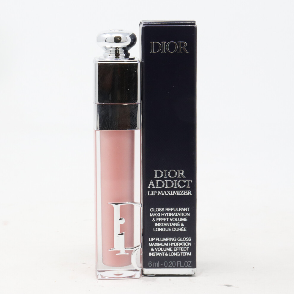 (001 Pink) Dior Addict Lip Maximizer Plumping Gloss  0.20oz/6ml New With Box