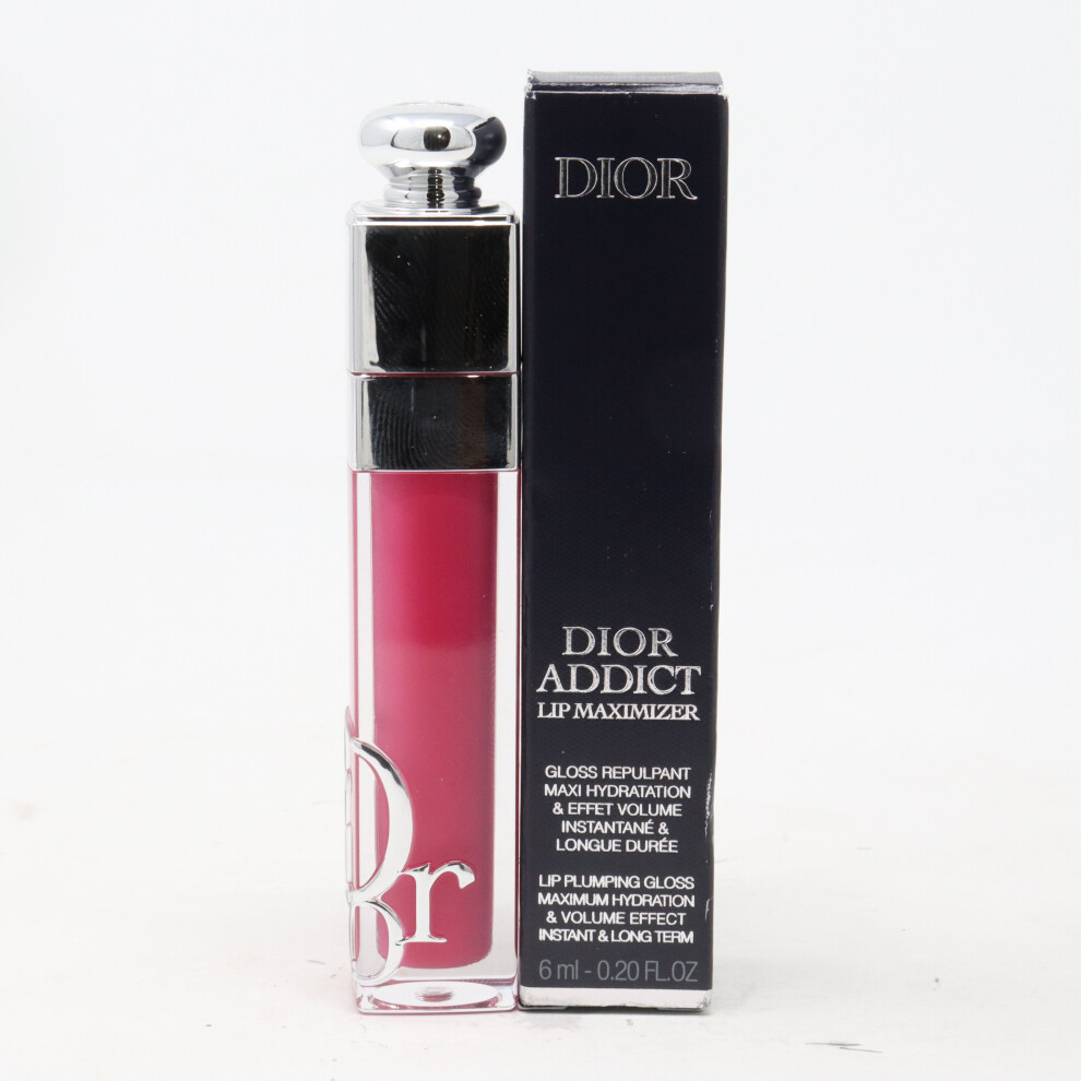 (007 Raspberry) Dior Addict Lip Maximizer Plumping Gloss  0.20oz/6ml New With Box