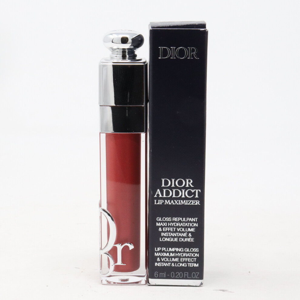 (037 Intense Rose) Dior Addict Lip Maximizer Plumping Gloss  0.20oz/6ml New With Box