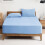(Sky Blue, Double) Extra Deep Fitted Sheets 40cm/ 16" Soft Bed Sheet 4