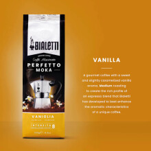Bialetti - Perfetto Moka Vanilia 250g ground coffee