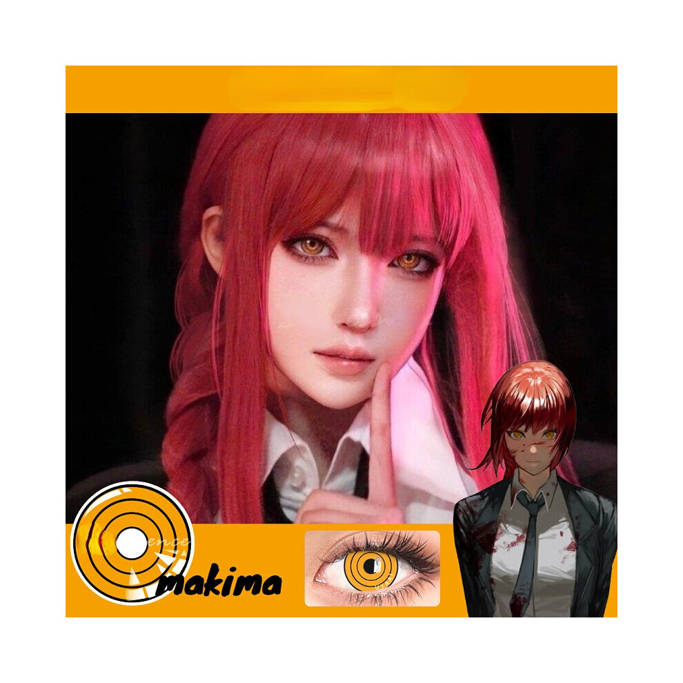 (MAKIMA) NEW'C Asa Makima Contact Lenses Chainsaw Man Cosplay