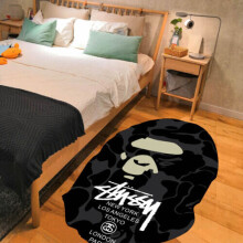 (#1, 60*90CM) BAPE A Bathing Ape Door Rug Floor Anti-Slip Mats