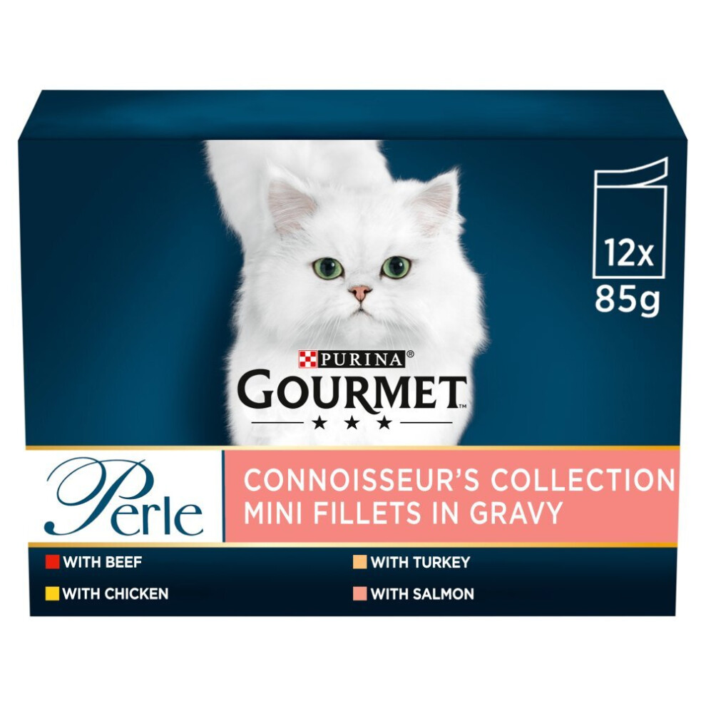 Purina Gourmet Perle Connoisseur's Collection Mini Fillets In Gravy 1020G
