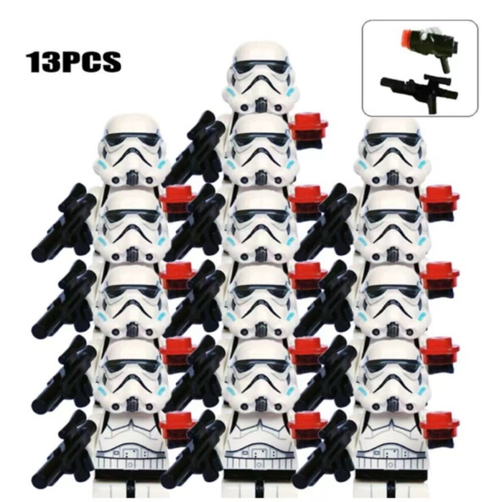 (Style B) 13Pcs Fit Lego Star Wars Empire Storm Trooper Minifigures Kids Toys