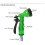 (175FT, Blue) Expandable Magic Garden Hose Pipe Spray Gun 25-200 6