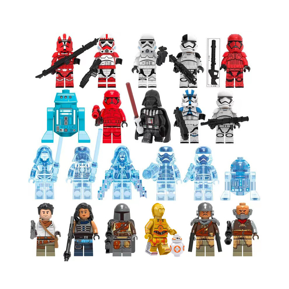 22pcs Fit Lego Star Wars Empire Storm Trooper Minifigures Kids Toys