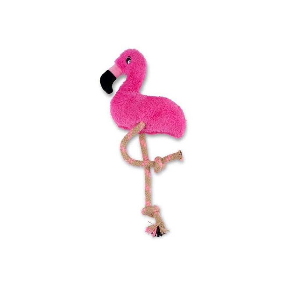Beco Pets Flamingo Recycled Plush Dog Toy