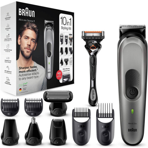 Braun Braun Beard Trimmer and Hair Clipper Kit MGK7220