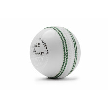 (Pack of 1, White) Supreme County Match Quality Hand Stitched Leather Hard Cricket Balls 5.50oz