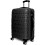 (Black) Suitcase Luggage Set Hard Shell ABS Cabin Case 6