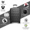 (Black) Suitcase Luggage Set Hard Shell ABS Cabin Case 10