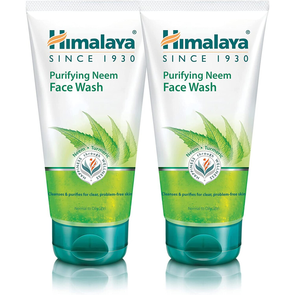 Himalaya Store Himalaya Herbals Purifying Neem Face Wash Gel 150G Natural Moisturising Facial Cleanser | Deeply Cleans Pores And Acne Oil Control Herbal Facial Wash