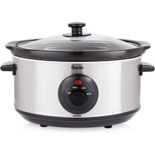 Swan SF17020N 3.5 Litre Oval Stainless Steel Slow Cooker
