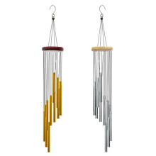 (Gold) 12 Tubes Wind Chimes Garden Patio Outdoor Decor