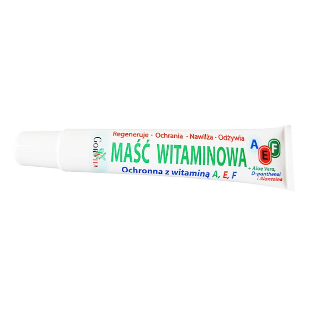 Polskie Suplementy Vitamin Ointment Vit A+E+F Masc Witaminowa Ochronna Podraznienia 20Ml