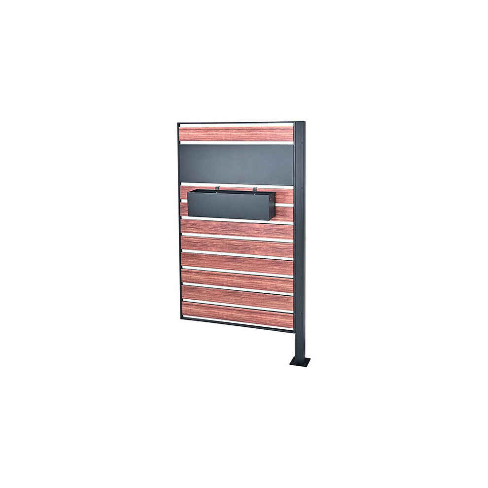 Dwd (1 Extra Panel) Wheelie Bin Cover Wood Effect Slats