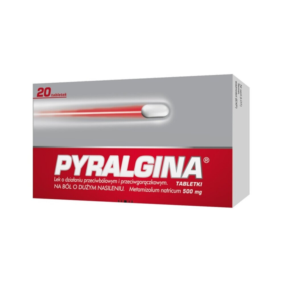 Pyralgina 500 mg, 20 tablets