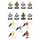 (Style D 28pcs) Star Wars Minifigures Buliding Blocks Bricks Figures Darth Vader 11
