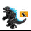 6pcs Ottoman Godzilla building block mini toy suitable fit Lego 3