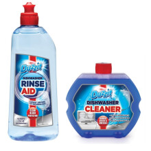 Duzzit Dishwasher Rinse Aid 375ml & Dishwasher Cleaner 250ml