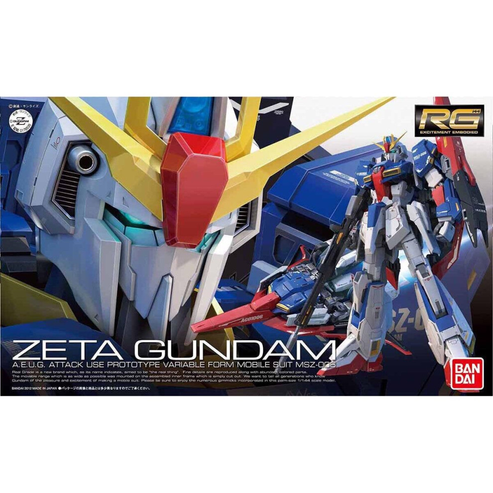 1:144 Real Grade model kit Zeta Gundam A.E.U.G. Mobile Suit MSZ-006