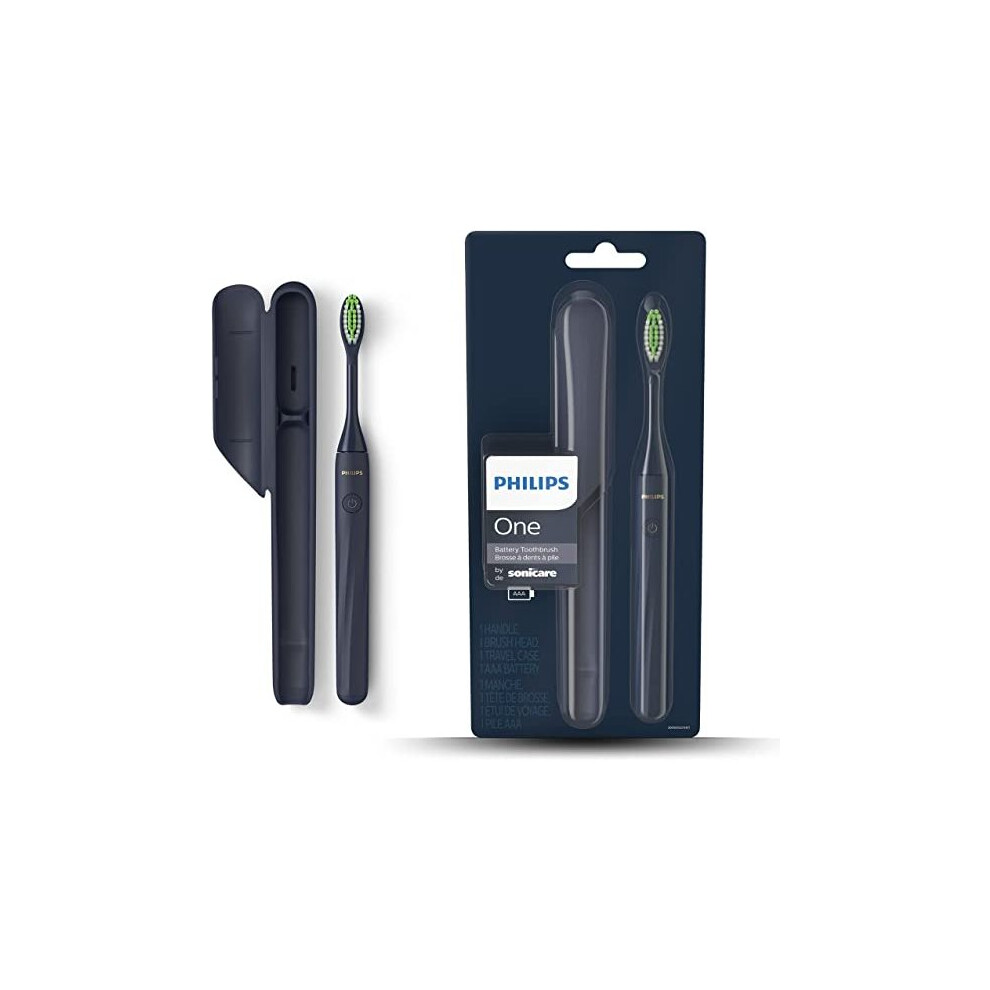 Philips One Battery Toothbrush - Electric Toothbrush in Midnight Blue