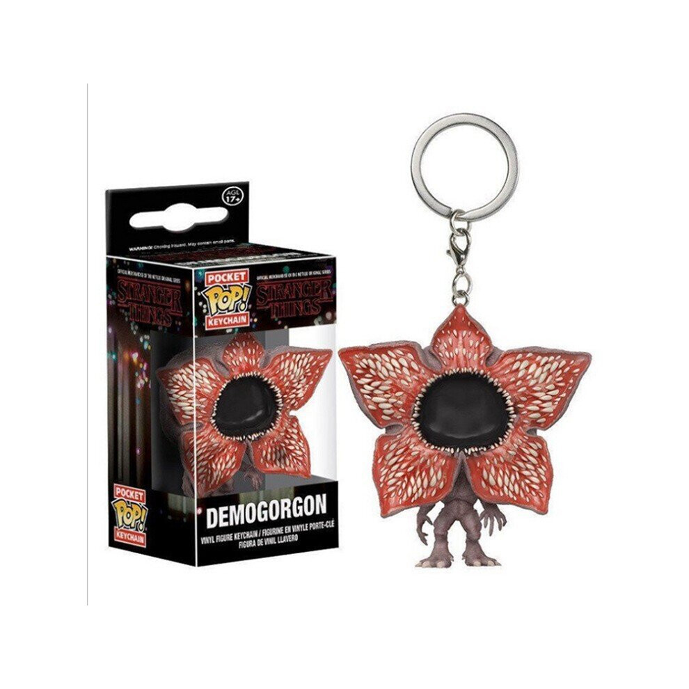 (Cannibal Flower Keychain) funkoPOP Stranger Things Steve Dustin Figure Figurine