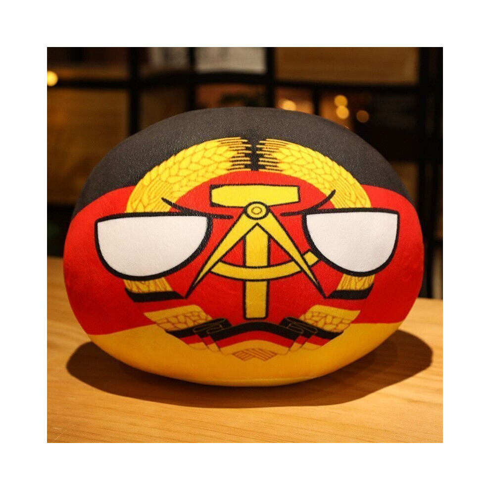 Skesrjtop ( East Germany) 30Cm Plush Polandball Stuffed Toy Pendant Germany Country Ball
