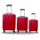(Red, Small (Cabin) Suitcase) Vivien Kondor ABS Hard Shell Suitcase TSA Lock 6