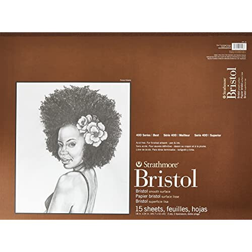 Strathmore 400 Series Bristol 2-Ply Smooth 18""""x24"" ?e???? ?e ta???a 15 f???a