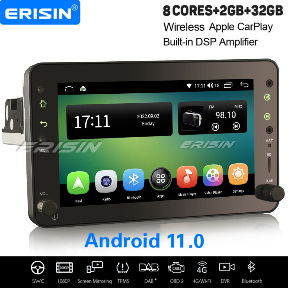8-Core Android 11 Car Stereo Alfa Romeo Spider Brera 159 Sportwagon Dab+ Satnav Wireless Carplay Wifi 737655236071