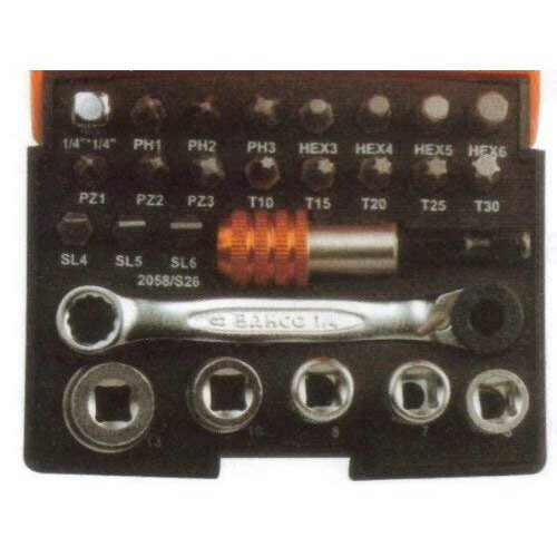 Bahco Bahco 2058/S26 Bit-Socket Set (26-piece) 2