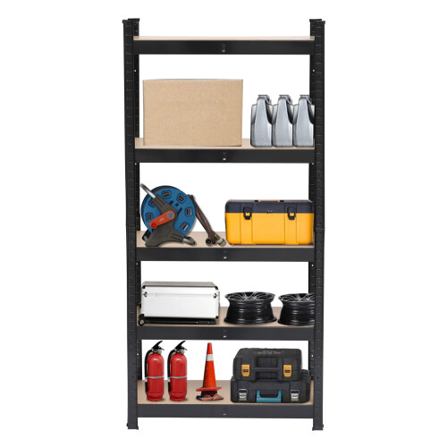 5 Tier Metal Shelving Unit Workshop Garage Shed Storage Shelves