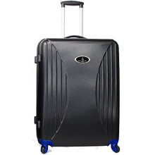 (Black, Large Suitcase) Vivien Kondor ABS Hard Shell Suitcase TSA Lock